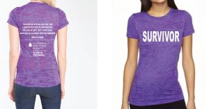 LLS shirts tnt team in training survivor purple cancer hodgkin's lymphoma leukemia 